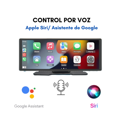 Pantalla Inteligente 10” CarPlay y Android Auto