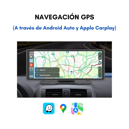 Pantalla Inteligente 10” CarPlay y Android Auto